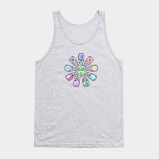 G.A.I.A. Flower Symbols Tank Top